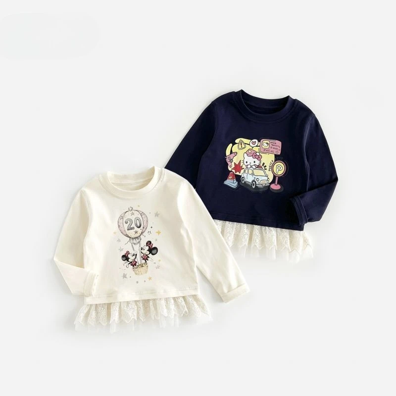 

Kawaii Hello Kitty Sanrio Student Cute Cartoon Long Sleeve Hoodie Comfortable Warm Sportswear Children Birthday Gift for Kids