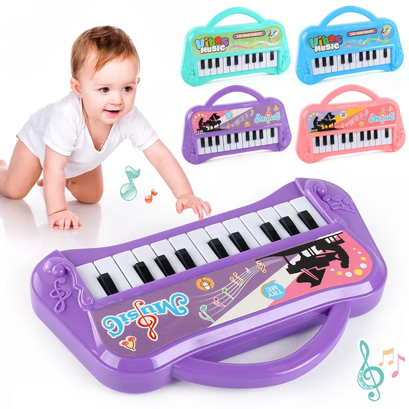 Children's Early Education Intelligence Toys Realistic Multi-functional Electronic Piano Musical Instrument Gift for Boys Girls