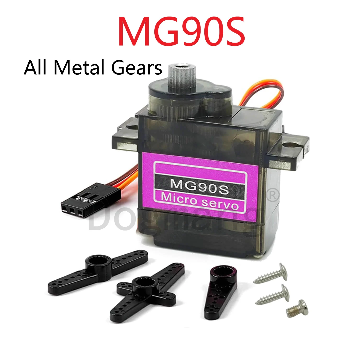 Mg90s Micro Servo mit Vollmetallgetriebe 9g Upgrade Sg90 Servomotor für RC-Fahrzeuge, Flugzeuge, Arduino DIY, 1-30 Stück optional – Detail 1