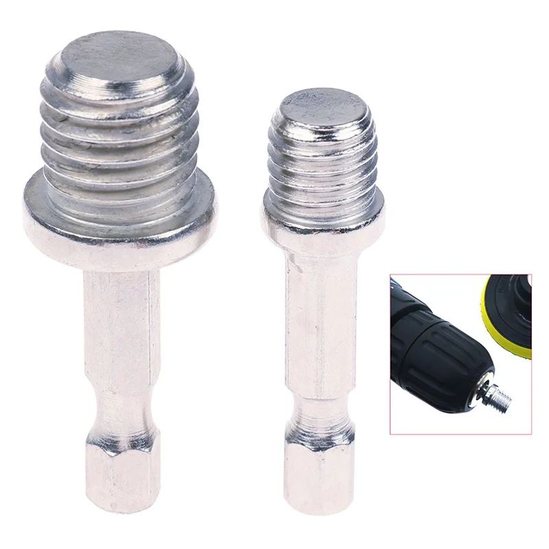 

1Pcs New14mm 1/4 Hexagon Connecting Rod Adapter Drill Chuck M14 Polishing Disc Connection Hexagon Connecting Rod