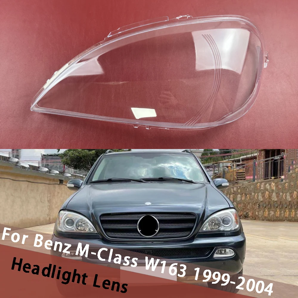 

Для Mercedes-Benz M-Class W163 ML320 ML350 ML500 1999-2004 крышка фары объектив корпус лампы крышка плексигласа замена абажура