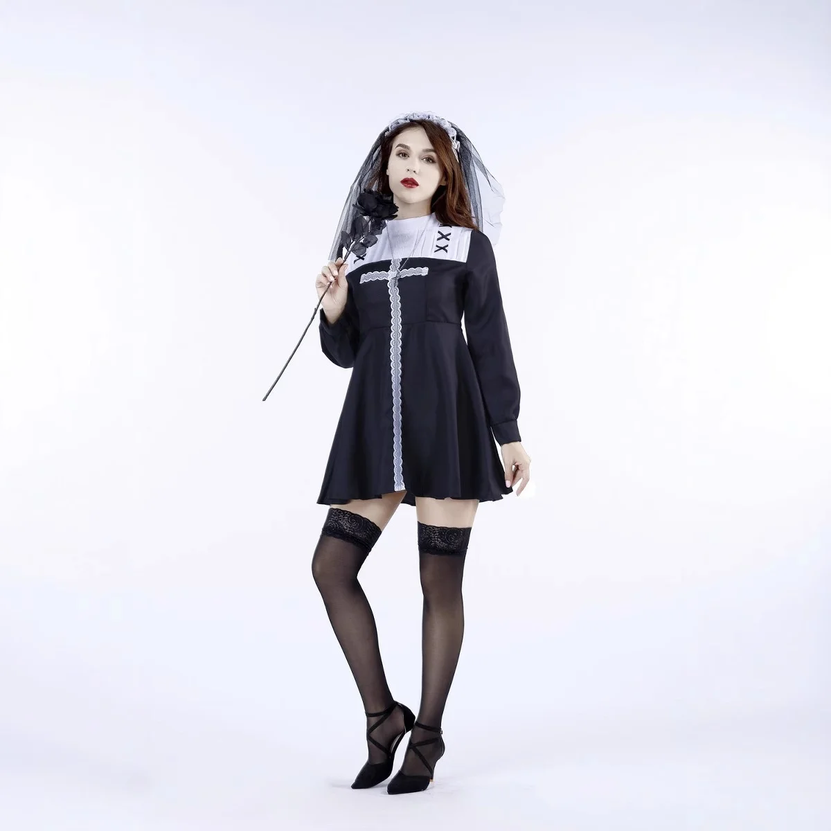 Kostium na Halloween, Cosplay, Wielkanoc, strój Jezusa, Boża, księdza, strój sceniczny, mama, zakonnica, występ, produktaż chiński, sezon wiosenny 2025