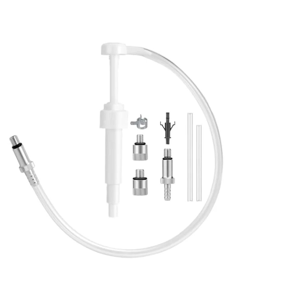 طقم مضخة زيت المحرك الخارجي البحري 8 سي سي مع خرطوم مشترك دوار معدني ومحولات متعددة لزيت التروس ومواد التشحيم