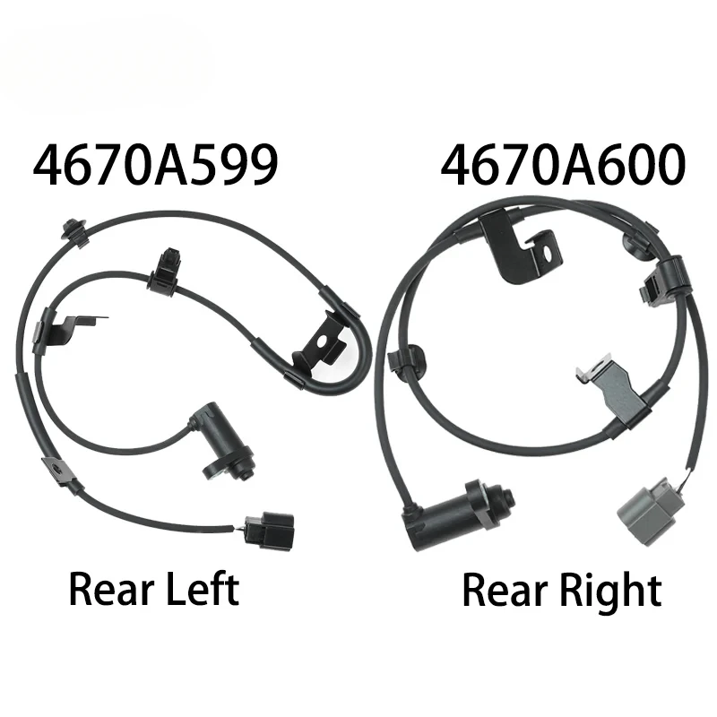 Left/Right ABS Wheel Speed Sensor 4670A599/4670A600 – Essential Part for Mitsub ishi Pajero/Montero Sport (KH) 2008-201