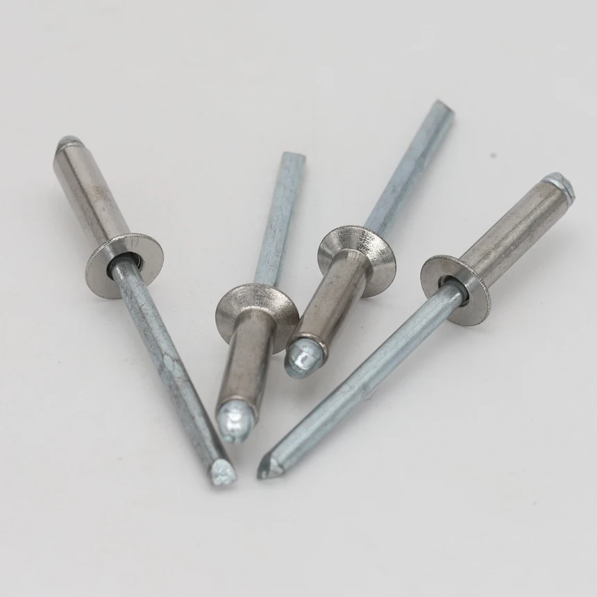 M5 M5*16 M5x16 304 Stainless Steel 304ss DIN7337 Self-Plugging Pull Nail POP Decoration CSK Countersunk Flat Head Blind Rivet