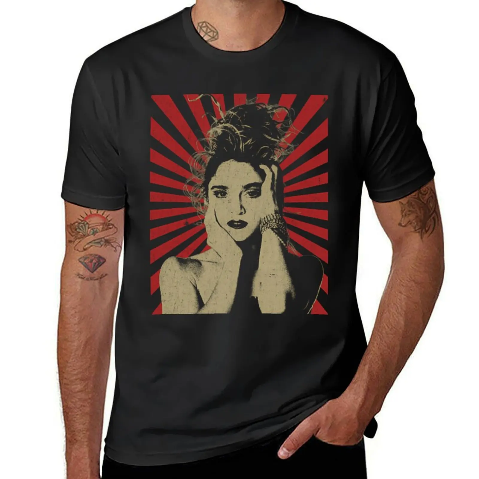 

Madonna \\ Vintage Style \\\\ Fan Art T-Shirt summer clothes Blouse men graphic t shirts