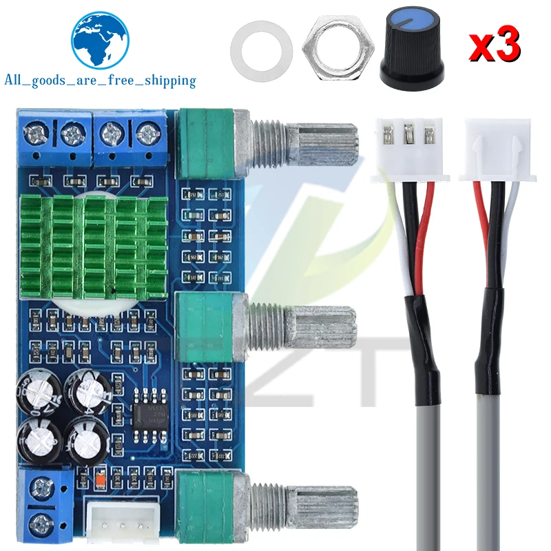 TZT XH-M567 TPA3116 D2 Dual-channel Stereo High Power Digital Audio Power Amplifier Board Audio Power Amplifier Board 80W*2 image 2