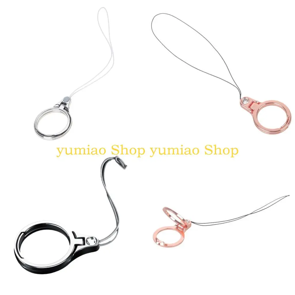 587B Metal Rings  Phone Lanyard Phone Rings  Holder thin  thin Pull Rings  Simple Installs for Secure Attachment & Easy Movement