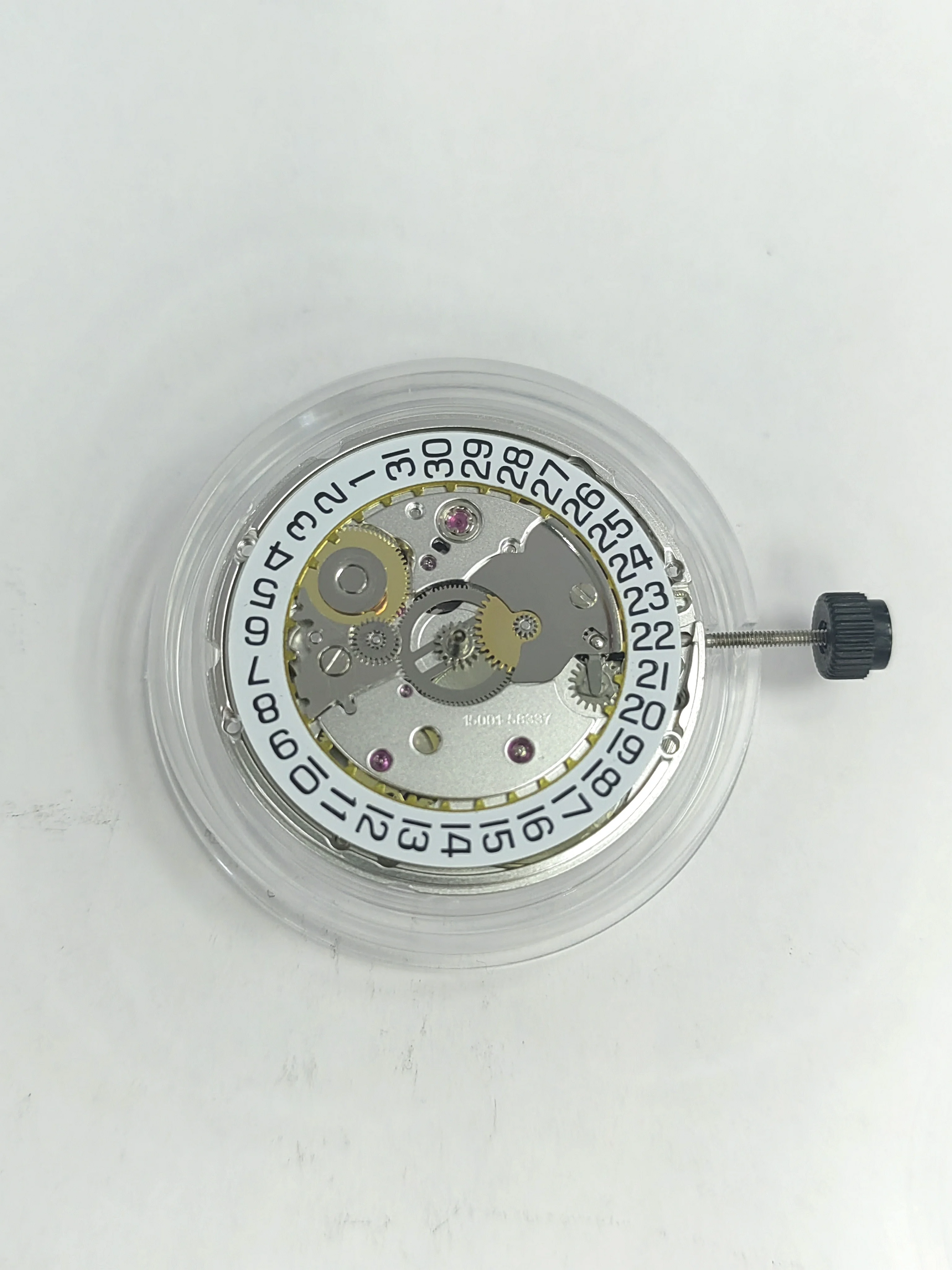 PT5000 White Automatic Mechanical Watch Movement, 25 Jewels Date Display, Chinese Made Watch Repair Replacement Parts