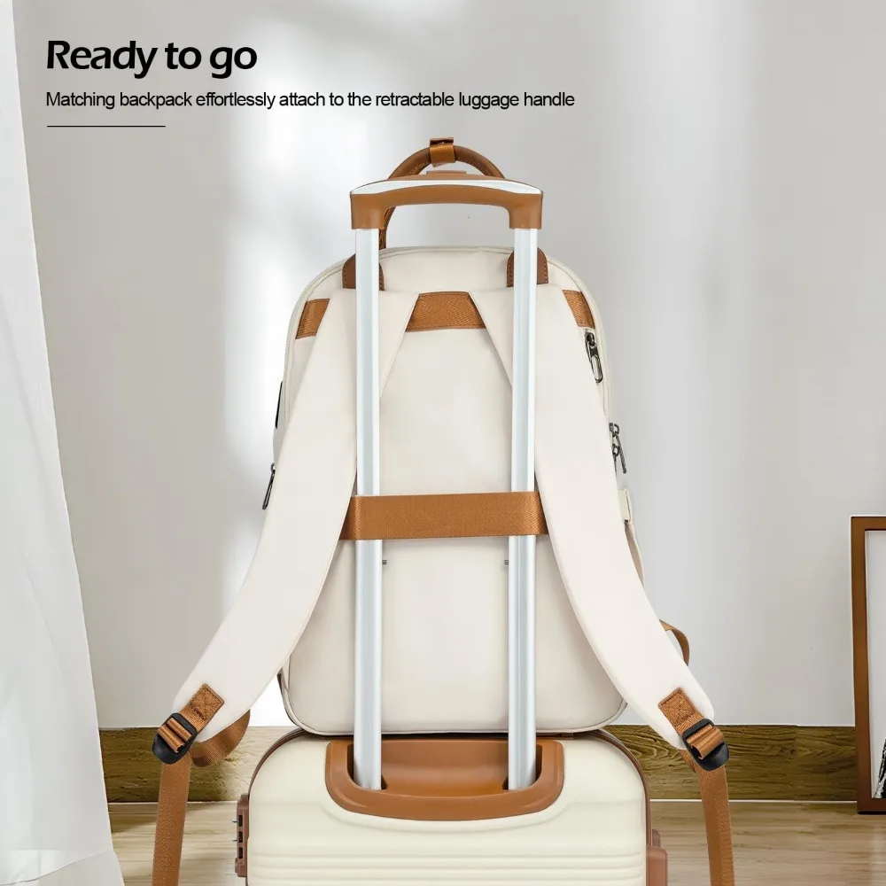 Juego de equipaje rígido Spinner de 3 piezas con cerradura TSA para viajes de mano en negro