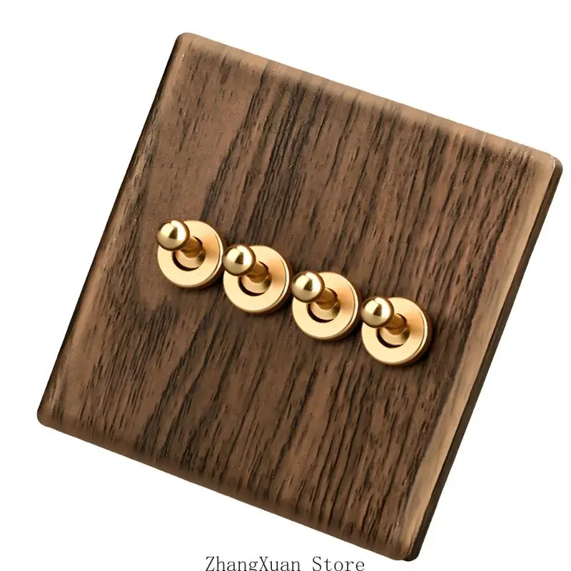 Antike Nachttisch-Wandlampenschalter, Ersatz-PC-Wandpaneel-Flachplatten-Kippschalter für elegante Innenarchitektur 3XUF – Detail 4