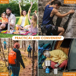 Tomshoo-Ultraleve Hängende Pfanne mit Deckel und Klappkabel, Titan, Outdoor Camp, 750 ml, 900 ml, 1100 ml, 1600 ml, 2000 ml, 2800 ml Hauptverkäufe 900 ml Titan - №5