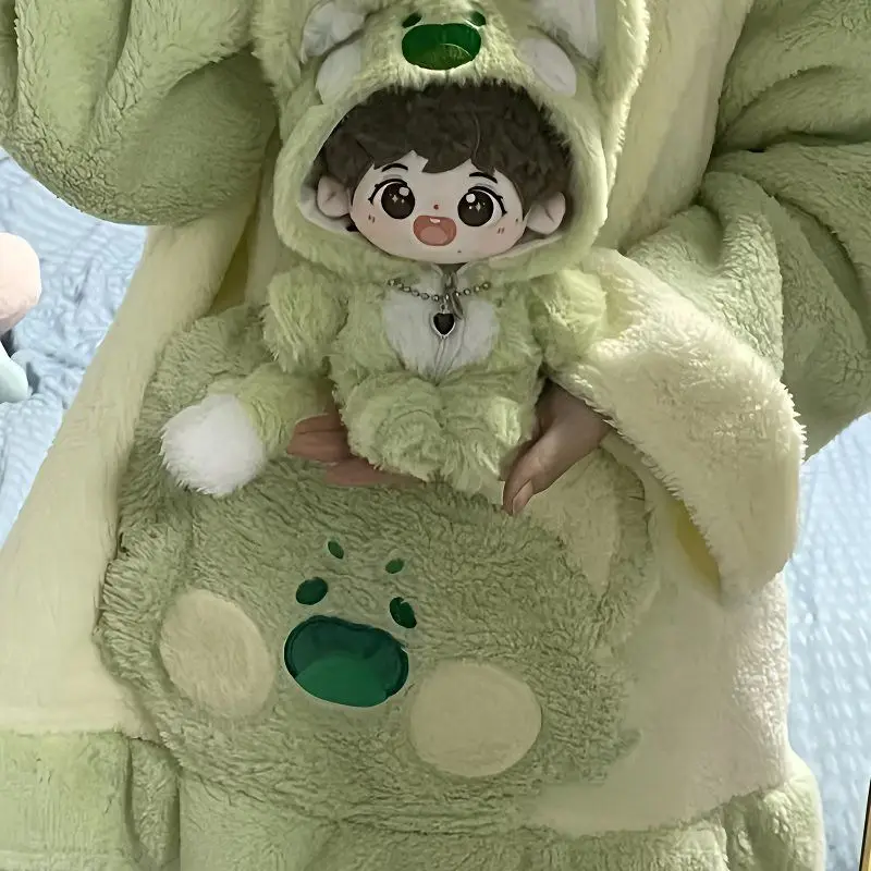 

Хлопковая кукольная одежда 20 см, розовый костюм для ползания котенка Дуду, цельный костюм, милая детская одежда для наряда