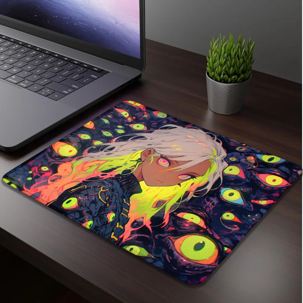 

Office Mouse Pad Gaming Accessories A Girl With a Gradient Hair Color Desk Mat Deskmat Mausepad Computer Mousepad Gamer Mouspad