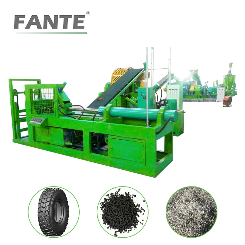 Granulador De Resíduos Automático, linha De Produção Hines, reciclagem De Pó De Pneu
