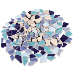 Piastrelle a mosaico Piastrelle in ceramica per forniture irregolari Assortimento di pietre smaltate Artigianato Macchiato Colore misto del pavimento del backsplash