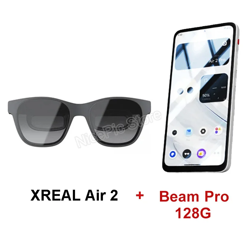 Original XREAL Air 2 Smart AR Glasses 330 Inch Micro OLED Big