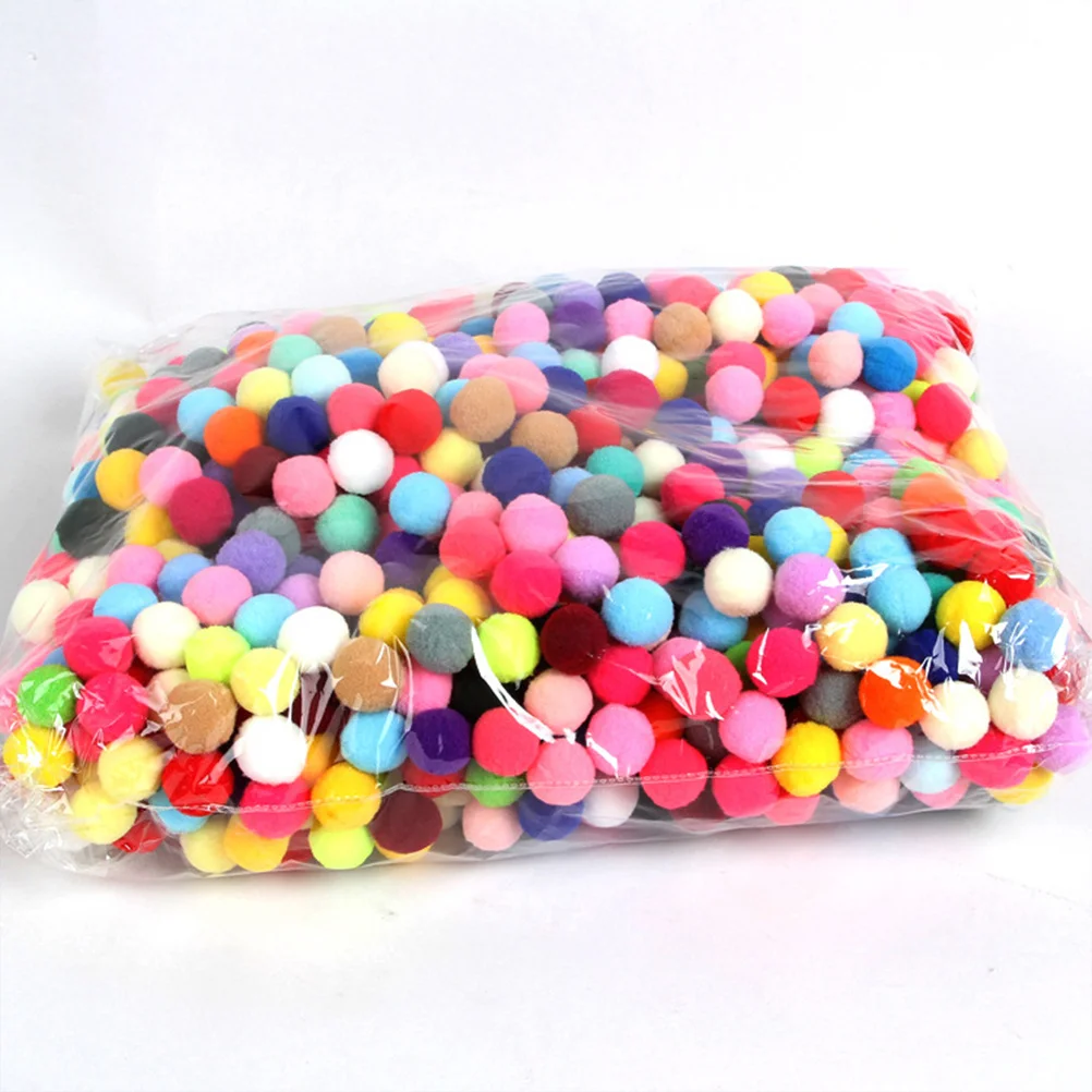 

1000pcs 2Cm Elastic Ball High Elastic Polyester Diy Material For Hat Scarf Keychain Cellphone Accessories Colorful Craft Project