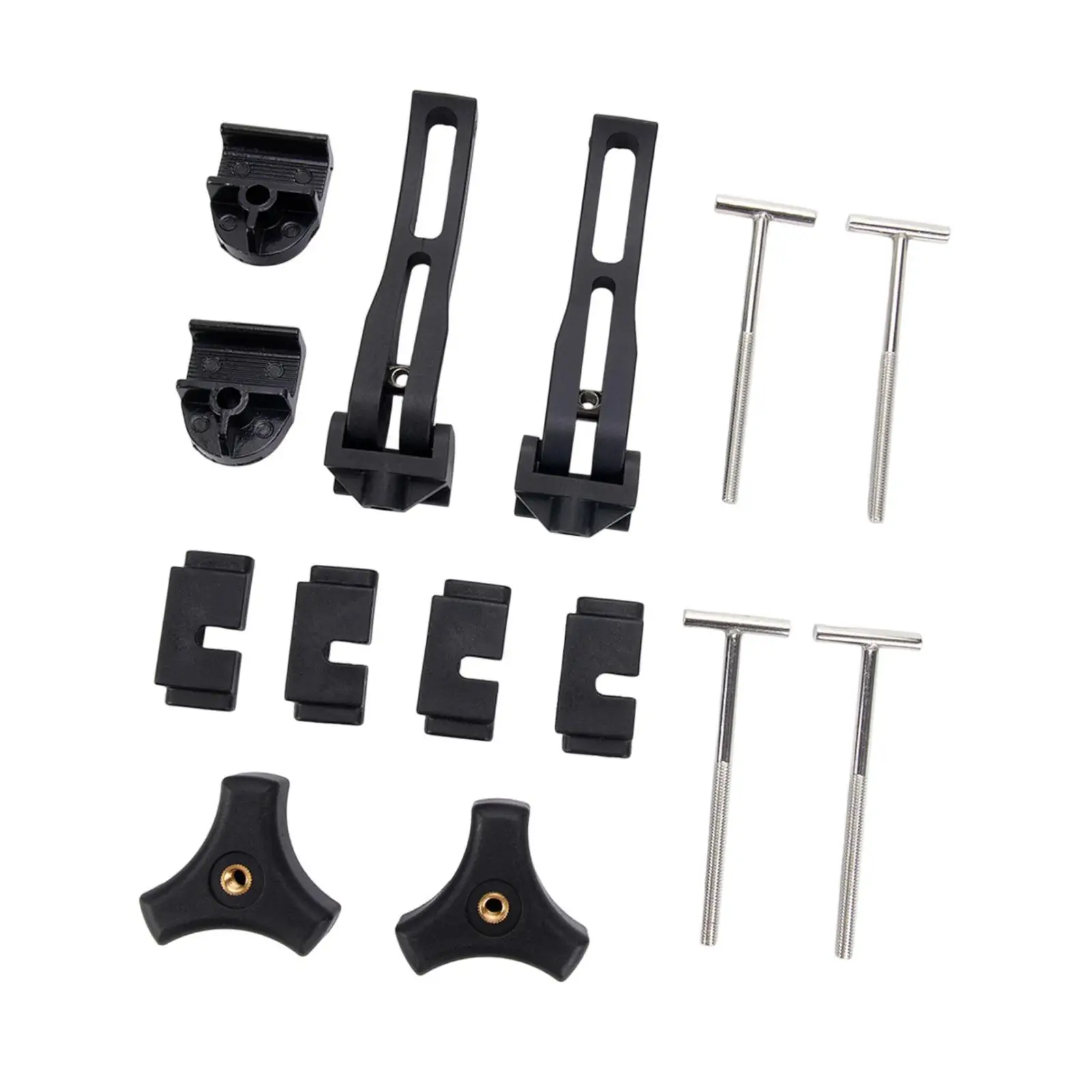 

Truck Tonneau Cover Replace Part Sturdy Versatile Black Weather Resistant Mounting Kit Accessories Car Trunk Lid Fastener Set