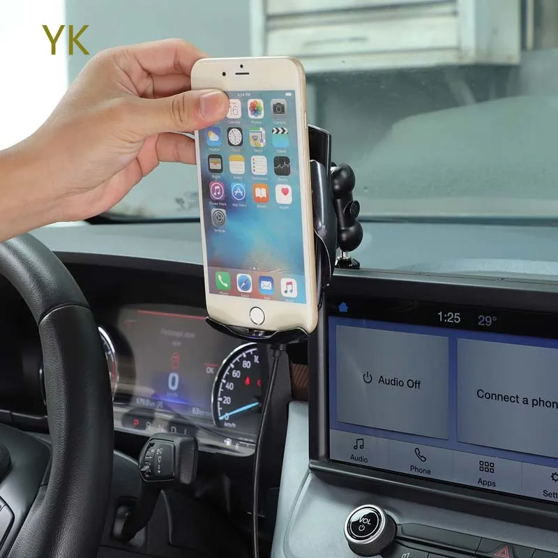 

Для Ford Maverick 2024-2025 автомобильный держатель для телефона из алюминиевого сплава GPS-навигационная подставка интерьерные автомобильные аксессуары