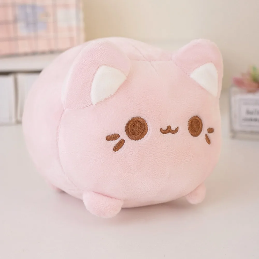

Stuffed Animals Black Cat Stuffed Cute Plushie Pink Peachy Kitten Plush Toys Cartoon Kawaii Cat Soft Dolls Birthday Presents