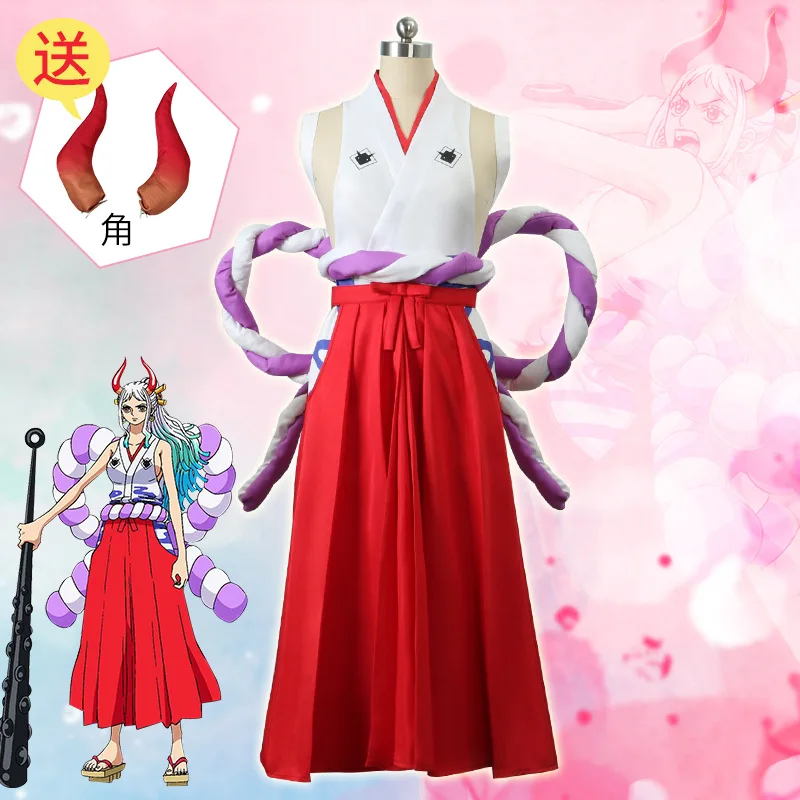 Anime Character Seven Generals Nico Robin Plays Kimono Top And Pants Set Suitable For Party Performance Costumes - Image 4