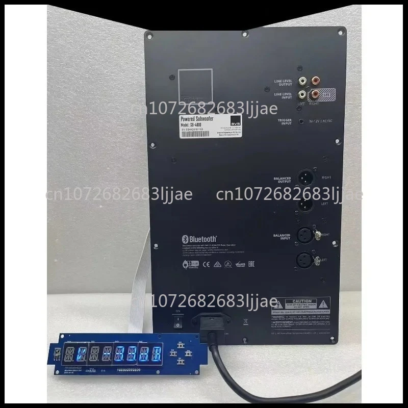 Fever High Power Home Theater Music Amplifier Board 1200 Watt Rated Subwoofer Bluetooth App Control SVS
