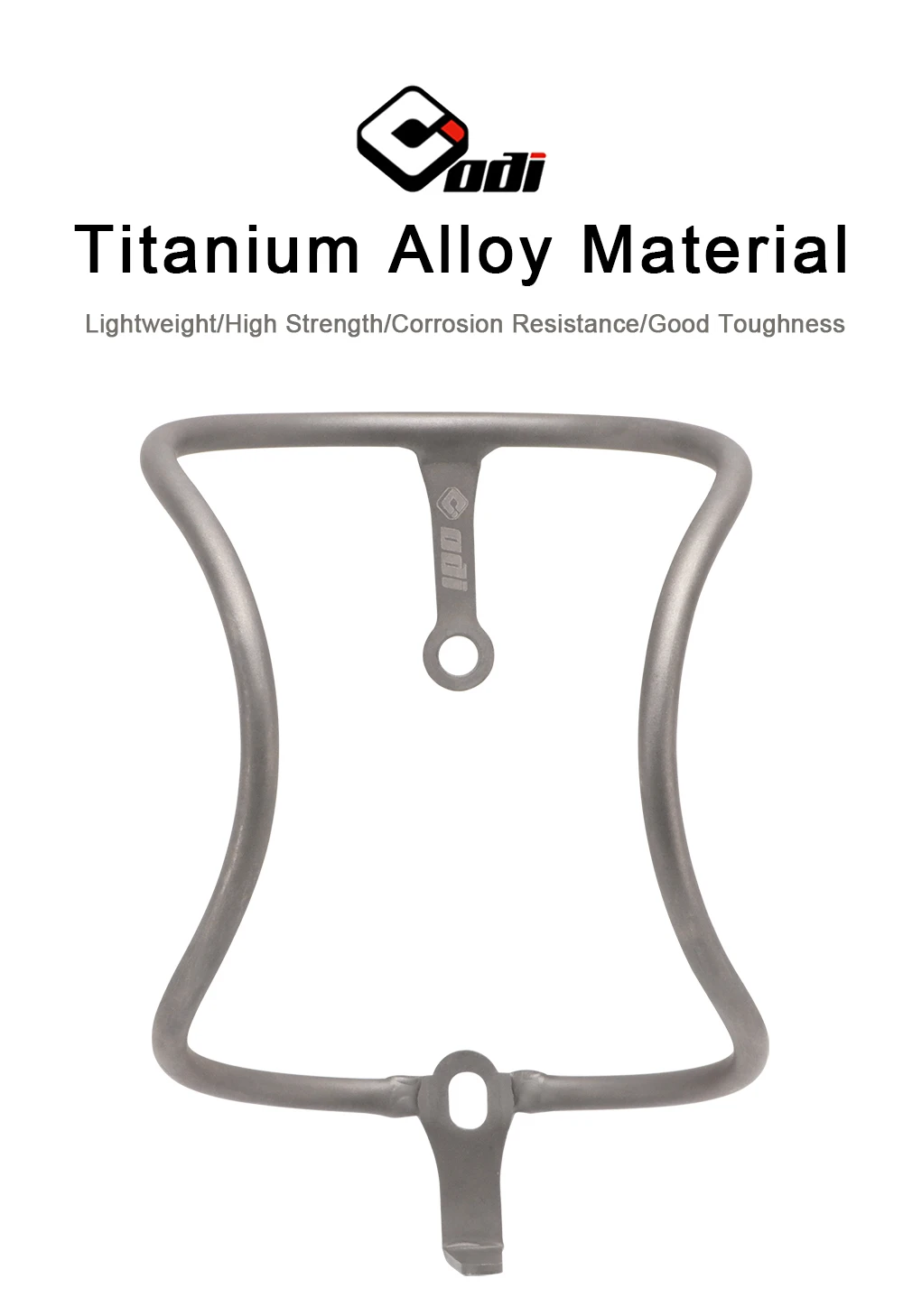 ODI Ultraleicht 18g Fahrrad Wasser Flasche Käfig Titan Legierung MTB Rennrad Wasser Flasche Halter Langlebig Berg Radfahren Tasse rack – Detail 1