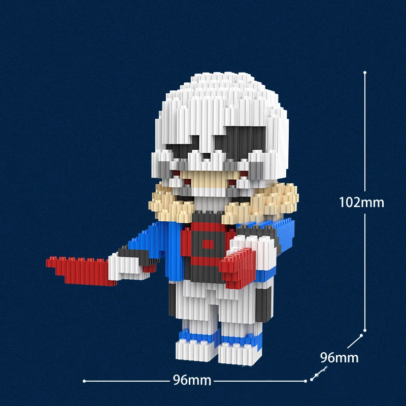 Undertale Figure Ink!sans Building Blocks Figure Styles Assemble Gifts For Kids Ink Figure For Men Model Doll Handmade Toys