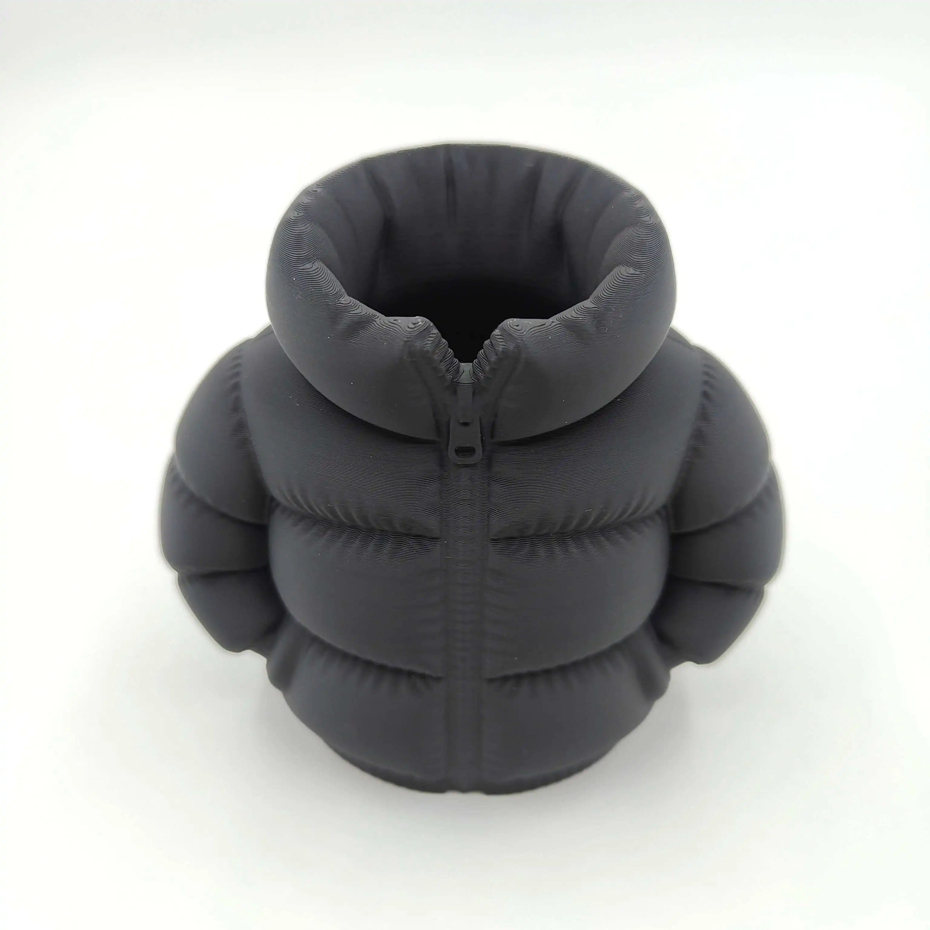 3D Printed Cartoon Down Jacket Shaped Pen Holder, Creative And Cute Office Desktop Storage Dox, Student Stationery Storage