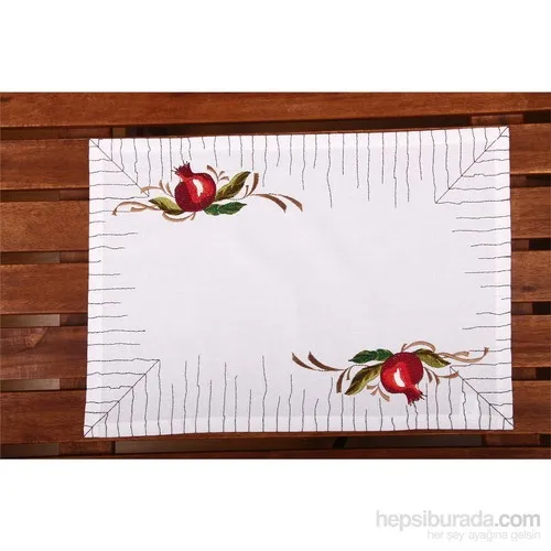 Miss Gaya Pomegranate Embroidered Placemat