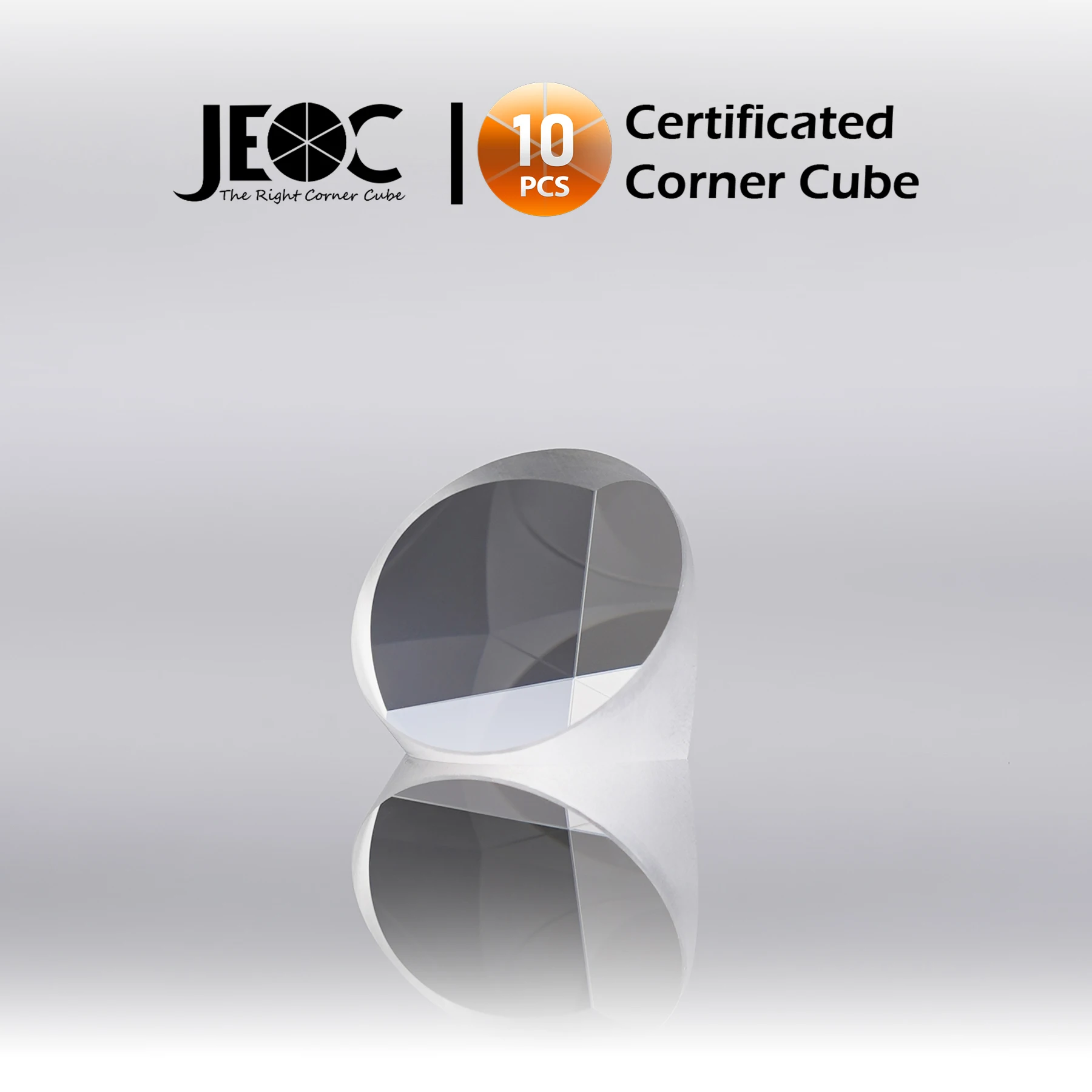 10pcs JEOC Certificated Corner Cube, 25.4mm (1