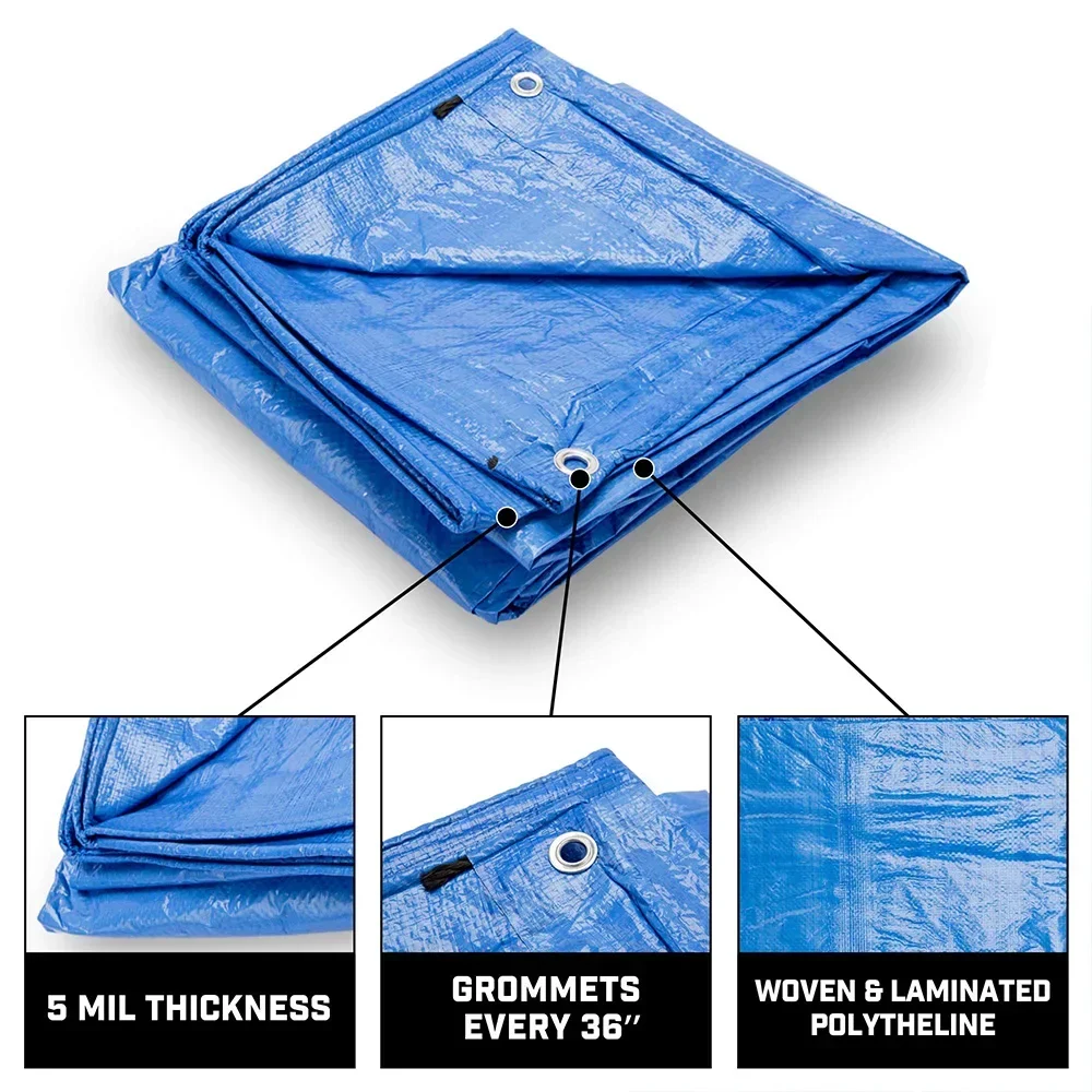 【From China】Manufacturers Hot Sale Price Stable Quality Polyethylene Tarpaulin UV Waterproof Fireproof Dispersion Daily Use