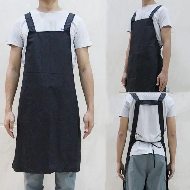 Transparent PVC Waterproof Apron Professional Hair Apron With Pocket Pet Shop Work Apron Hairdressing Pinafore Apron G1004