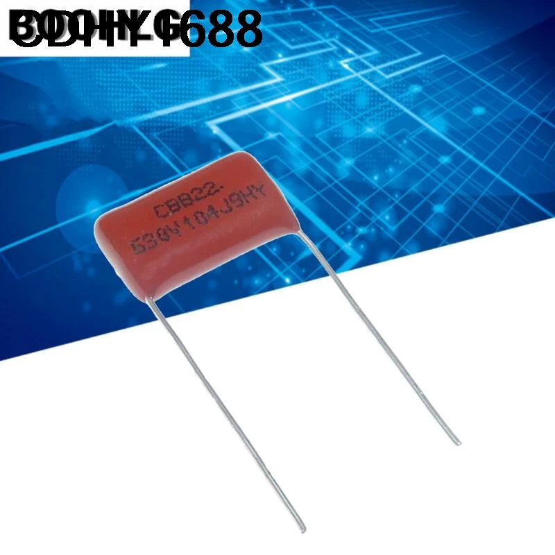 10PCS 630V104J Passo 0.1UF 100nf 630V 104J 104J630V 15mm CBB Condensatore a film di polipropilene