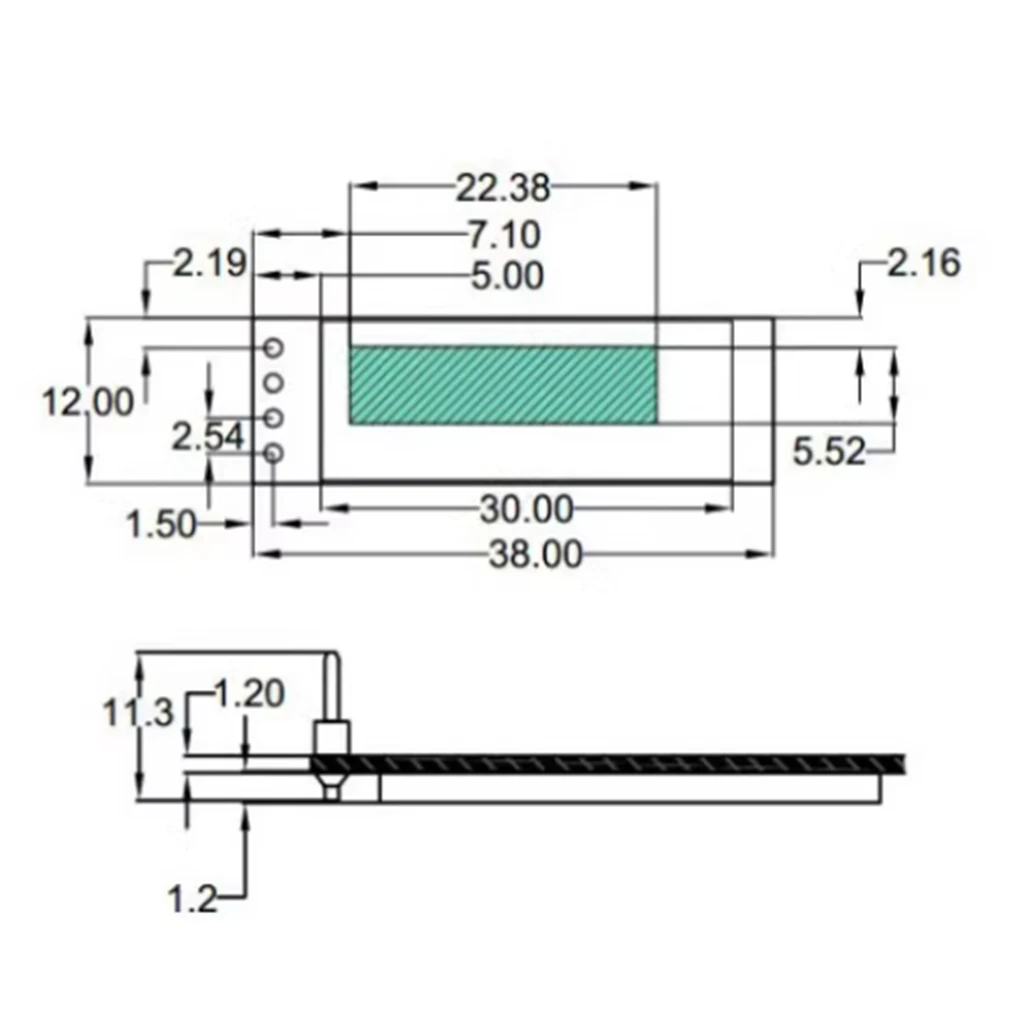 0.91 inch OLED display module white/blue OLED 128X32 LCD LED Display SSD1306 12864 0.91 IIC i2C Communicate for ardunio