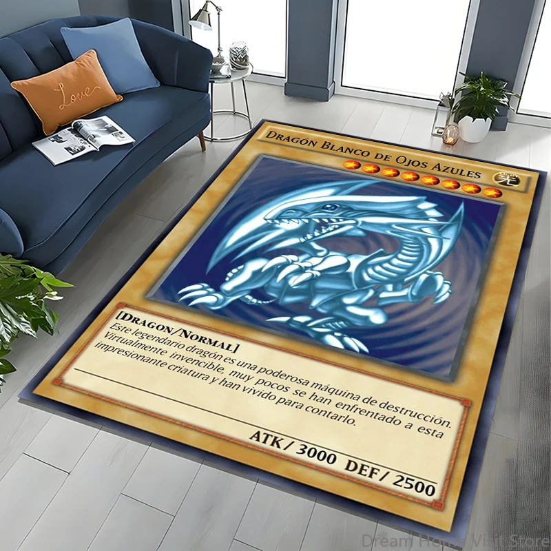 

Cartoon Anime Yu-Gi-Oh MONSTER CARD Carpet Rugs for Home Living Room Bedroom Sofa Doormat Decor,kids Area Rug Non-slip Floor Mat