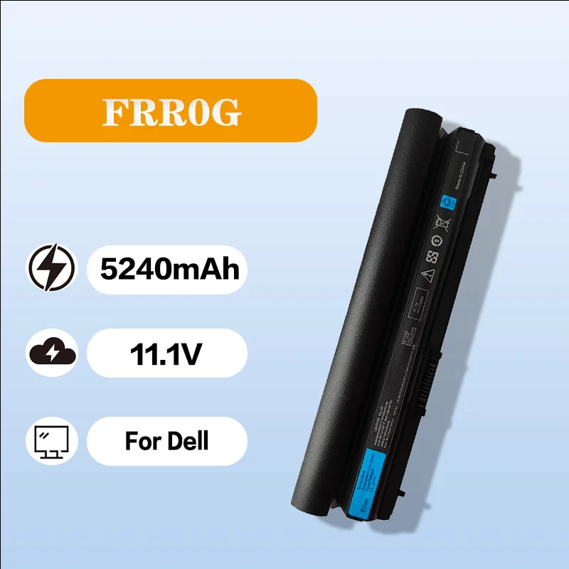 

New 11.1V 5240mAh Laptop Battery Compatible with Dell 7FF1K FRR0G E6220 E6230 E6320