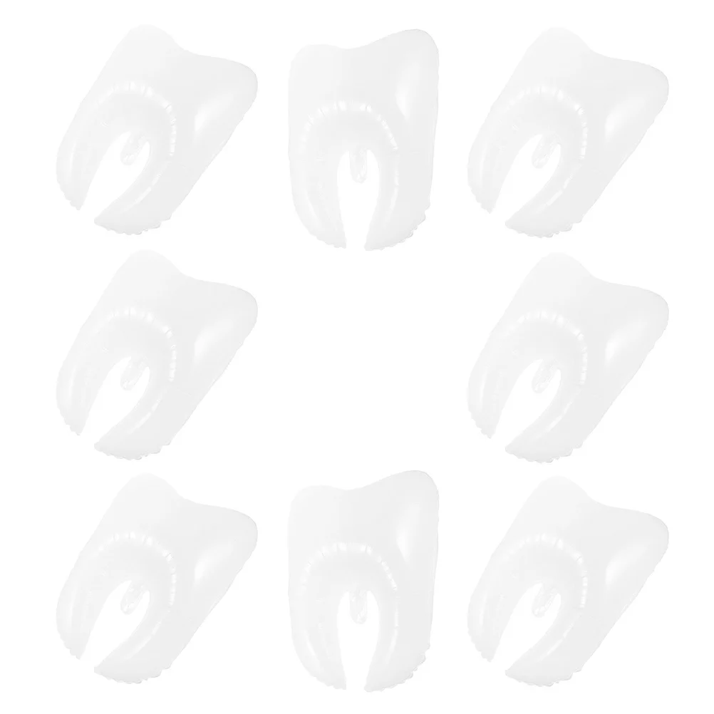 

8Pcs Tooth Shaped Balloons Decorations Baby Shower Wedding Inflatable Large Balloons Tooth Party Decoration