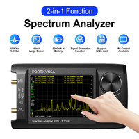 4 Inch IPS LCD SA5 Multi Functional Handheld Spectrum Analyzer 100k-5.3GHz 2-in-1 Signal Generator Built In 5000mAh Link To PC
