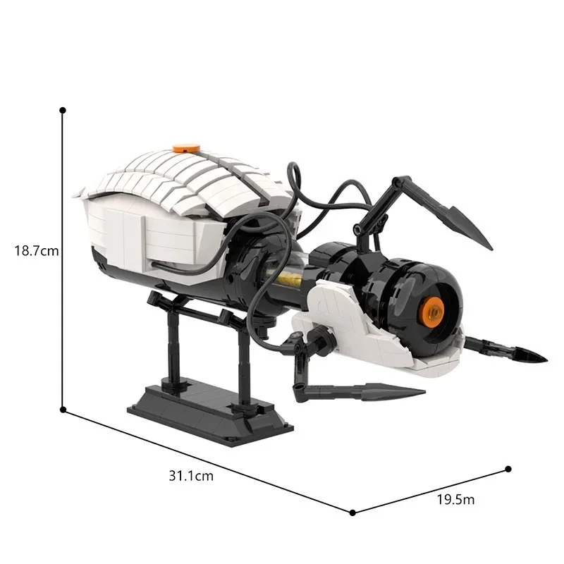 MOC creativo, pistola de transferencia de alta tecnología, modelo de juego, accesorios, juego de bloques de construcción, juguetes educativos DIY, adornos de montaje, regalo