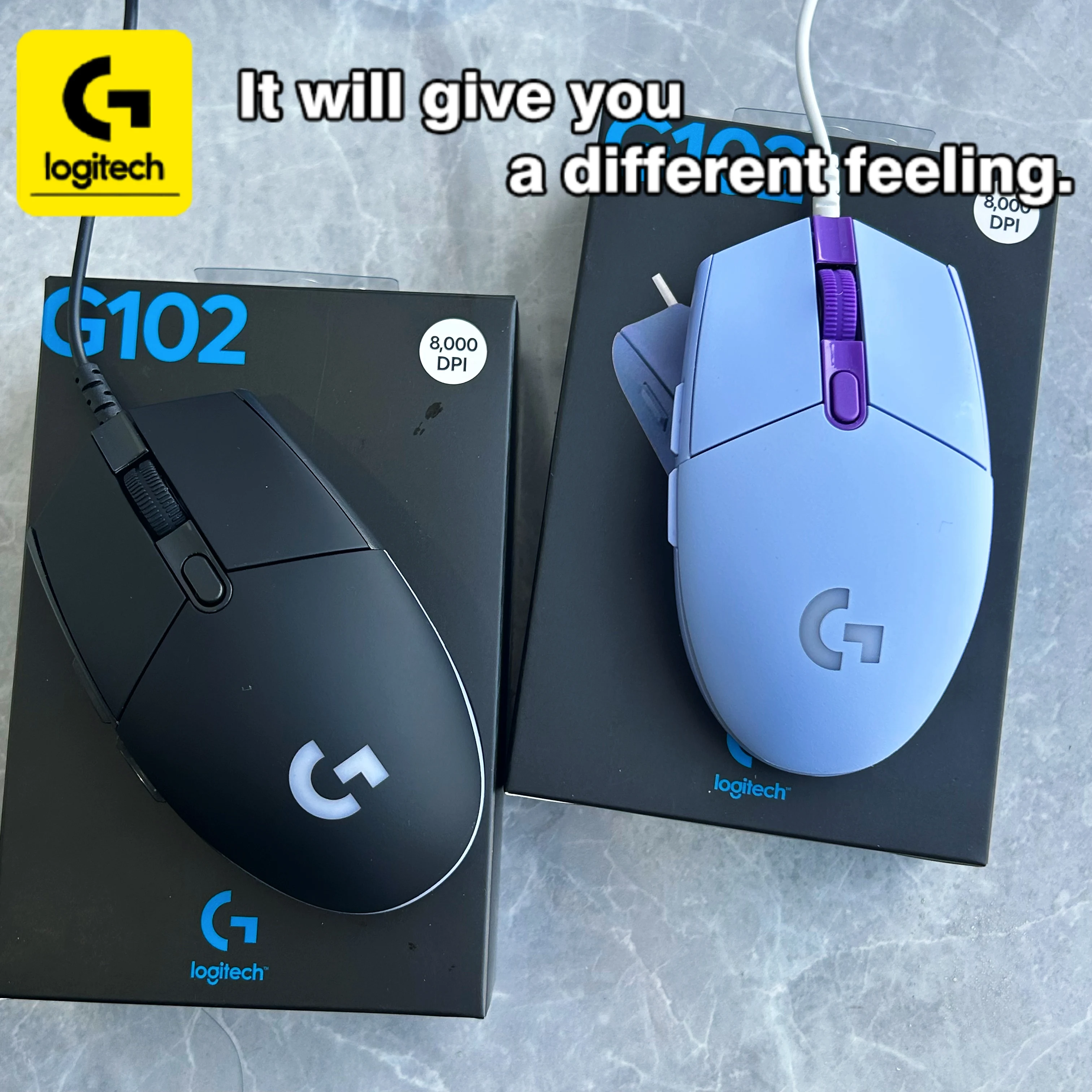 

[Special Offer] Logitech G102 Wired Mouse, 8000 DPI, Mechanical Microswitches, PC Compatible, Perfect for Gaming