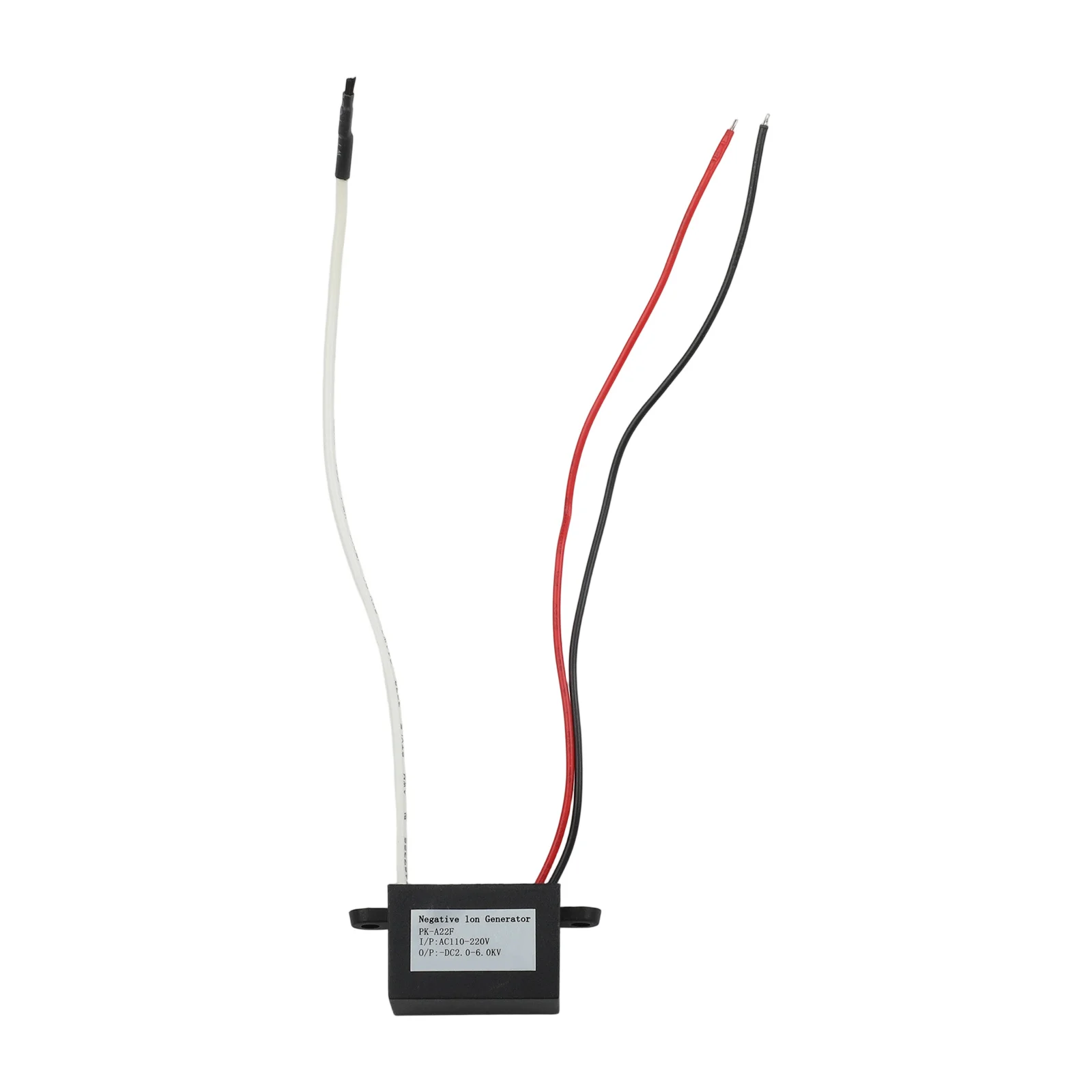 DIY Negative Ion Generator Air Ionizer Double-headed with bracket Car Power 11㎡-20㎡ 50m³/h AC 220V DC-3.5KV 0.5KV