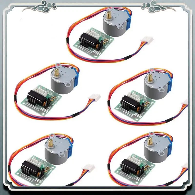 

ABIJ-5 Set 28BYJ-48 ULN2003 5V Stepper Motor + ULN2003 Driver Board Suitable For Driver Test Module DIY Kit