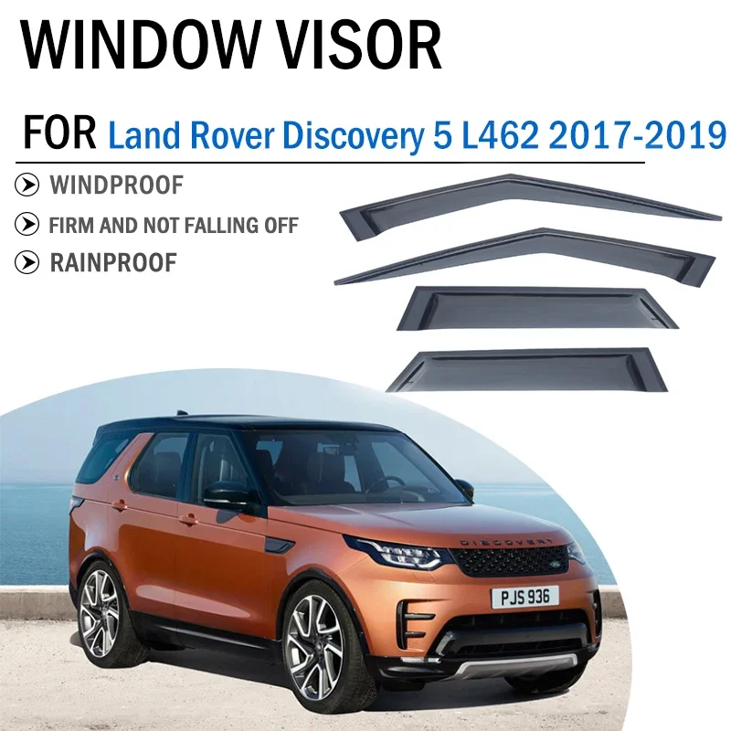 

2017-2019 FOR Land Rover Discovery 5 L462 Window Visor Deflector Visors Shade Sun Rain Guard Smoke Cover Shield Awning Trim