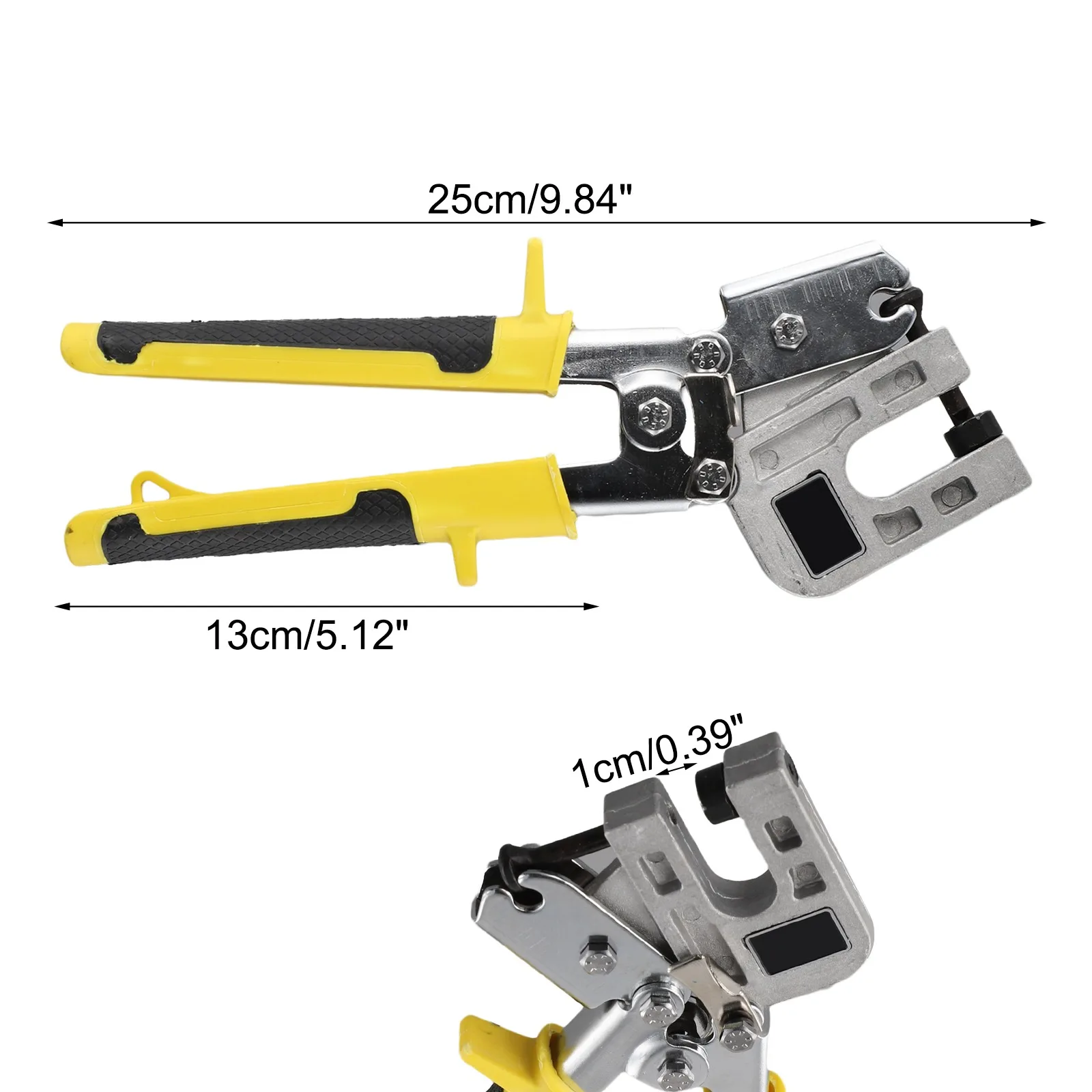 

Строительные плоскогубцы, щипцы из алюминиевого сплава, строительные проекты, 25 см, 9,84 дюйма, одноручный инструмент, подпружиненный механизм