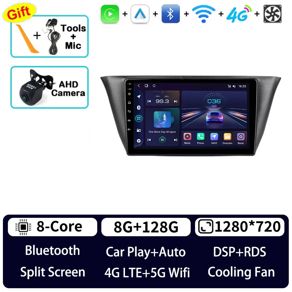 Android 15 Autoradio Voor Iveco Daily 6 2014 - 2022 Navi Head Unit QLED GPS Multimedia Speler BT Draadloze Carplay Video Head Unit