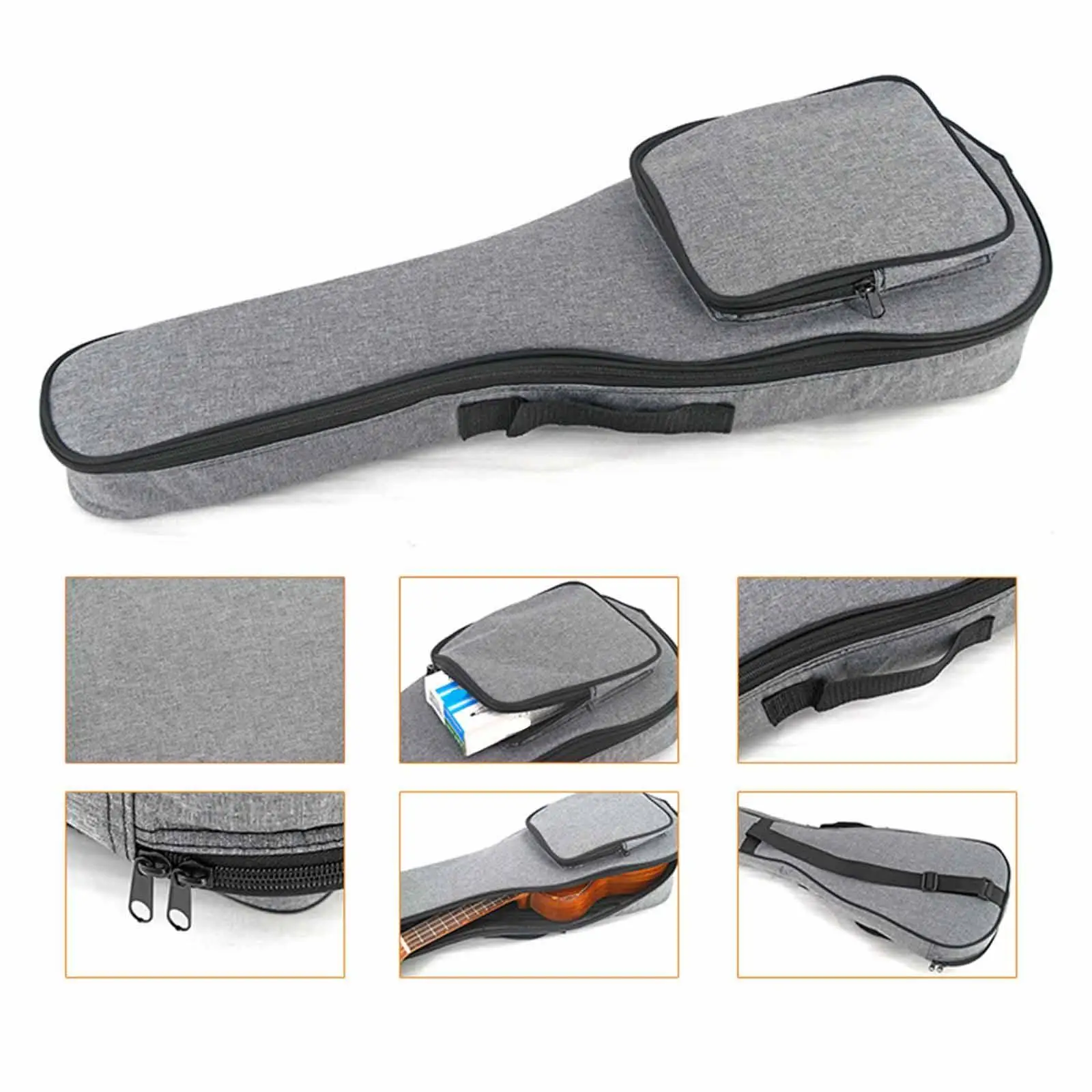 ウクレレギグバッグ ウクレレケース ギフト キャリングハンドル付き 軽量キャリングケース キャリーバッグ パフォーマンスキャンプ用