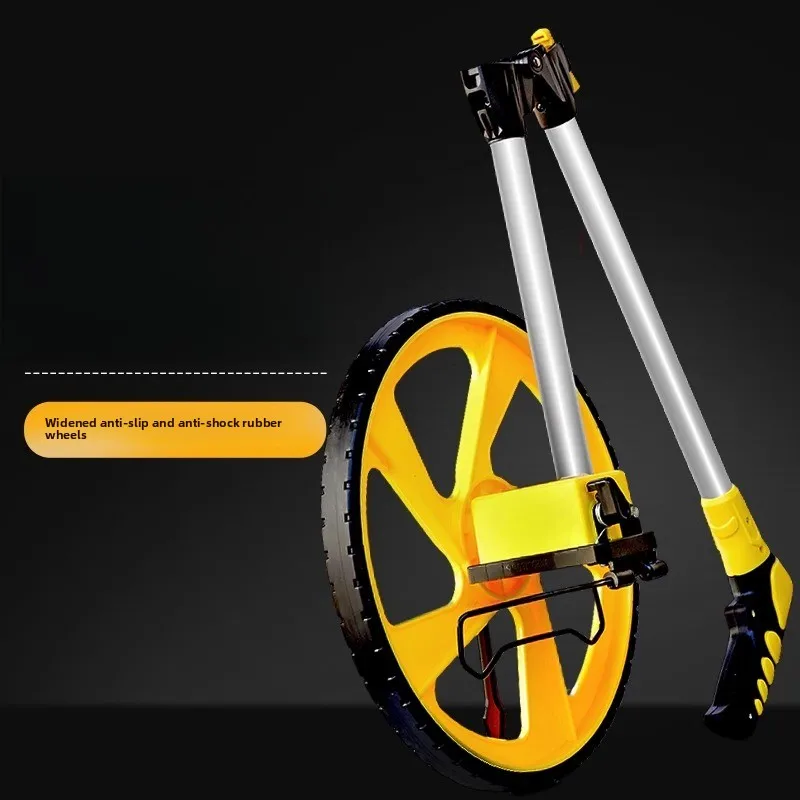 Roller rangefinder Hand reckoning wheel Cart roller measuring instrument Mechanical wheel measuring ruler Roller ruler measuring