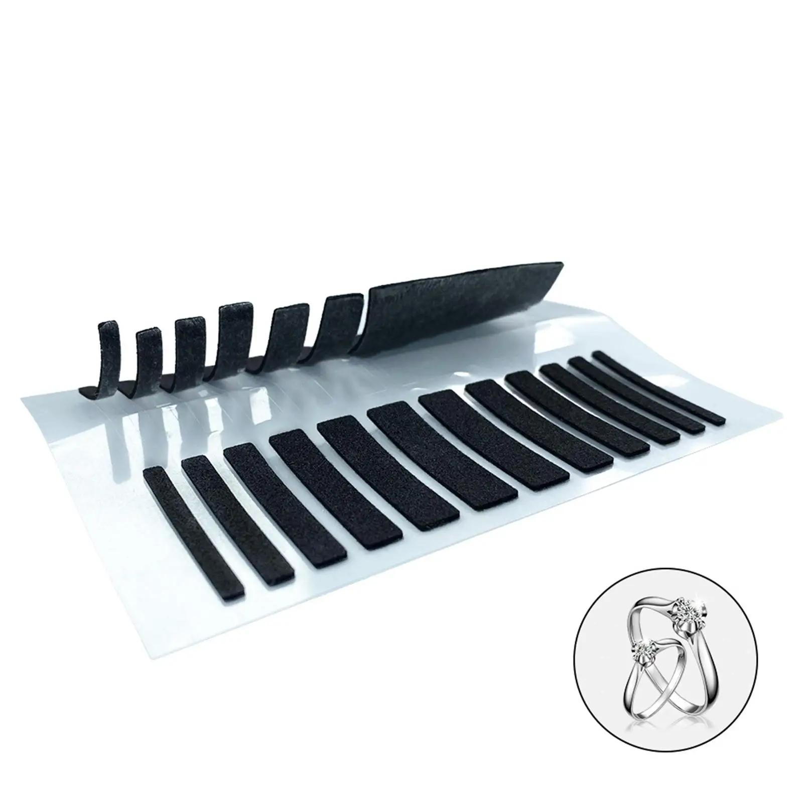 4Pcs Invisible Rings Sizer Spacer Jewelry Tightener for Preventing Loosening